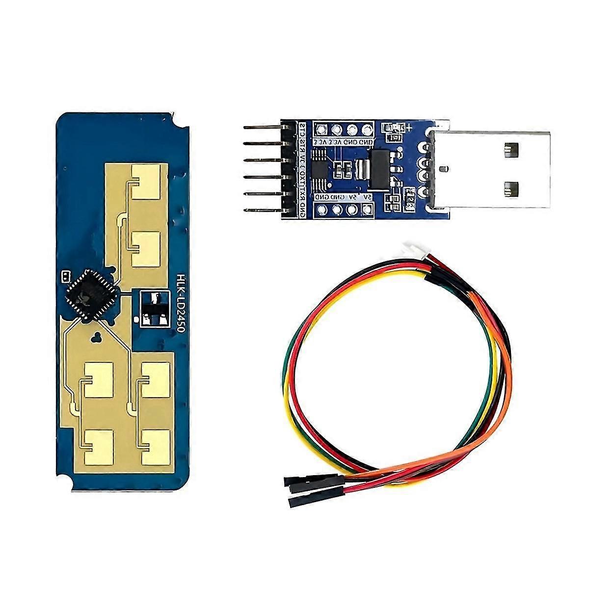 24G Millimeter Wave Human Movement Tracking Radar Sensor Module, Compatible with 24G Radar Series