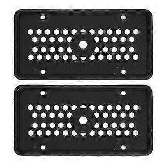 2pcs Brackets Silicone License Plate Frames Universal Us Car License Plate