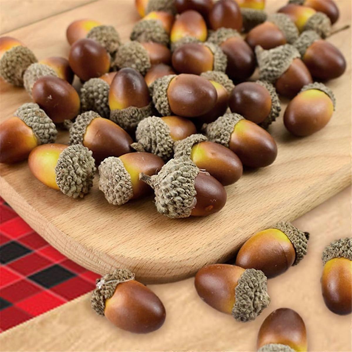 Realistic Simulation Acorns for Fall Vase Filling Decoration, A