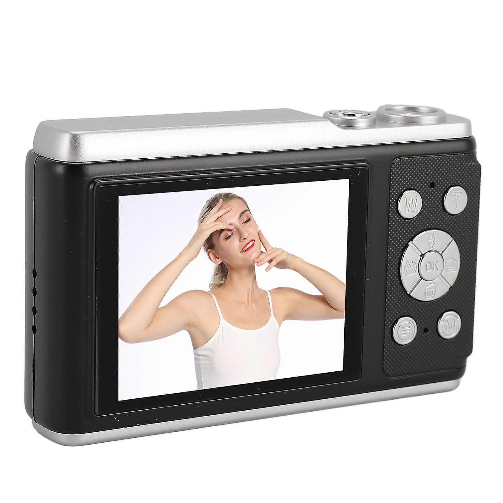 4K Digital Camera 50MP 2.8inch Screen Autofocus Vlogging Camera with 16X Digital Zoom Flash Anti Shake for Teens Adult Beginner Black 