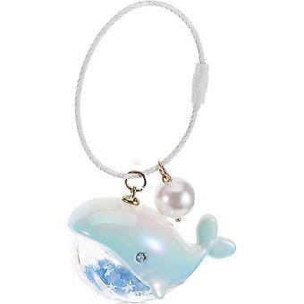 Dolphin keychain, cute whale keychain, couple car keychain, creative pendants and bag ornaments, cute wallet accessories, colorful dolphin bead model