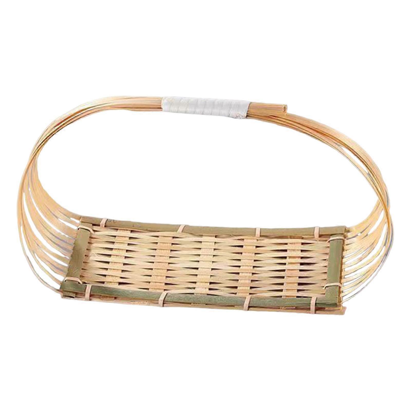 Food Serving Basket Rectangular Serving Tray for Drinks Family Party Bakery