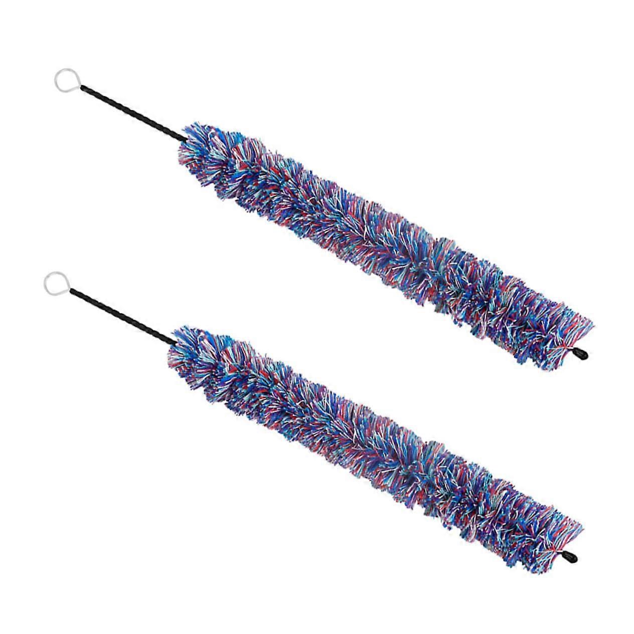 Wind Instrument Clarinet Brush Set 2 Pack - Soft Bristle Cleaning Brushes for Saxophone Flute Maintenance