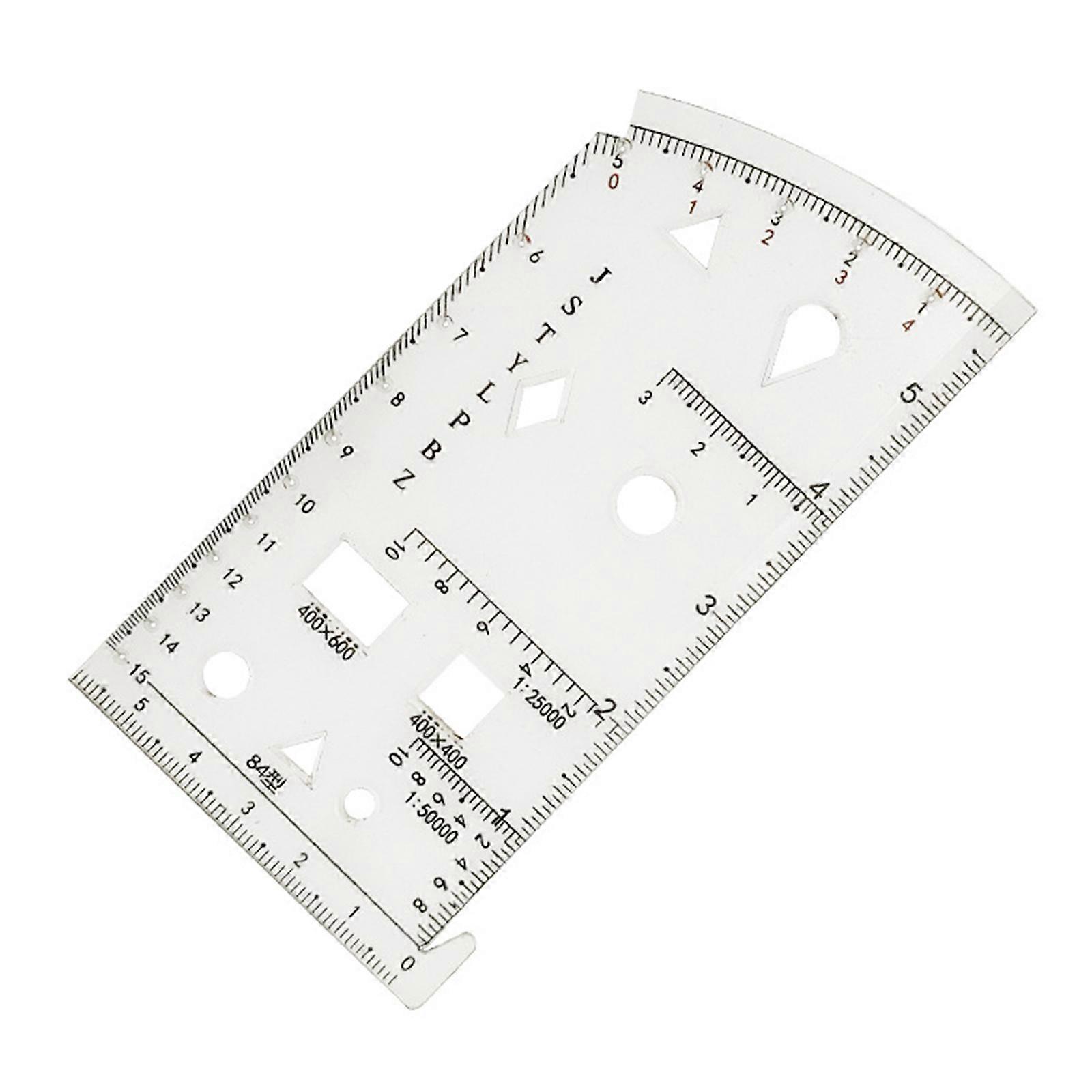 Military Coordinate Scale Map Reading Map Reading Scale Rulers Geometric Template Rulers