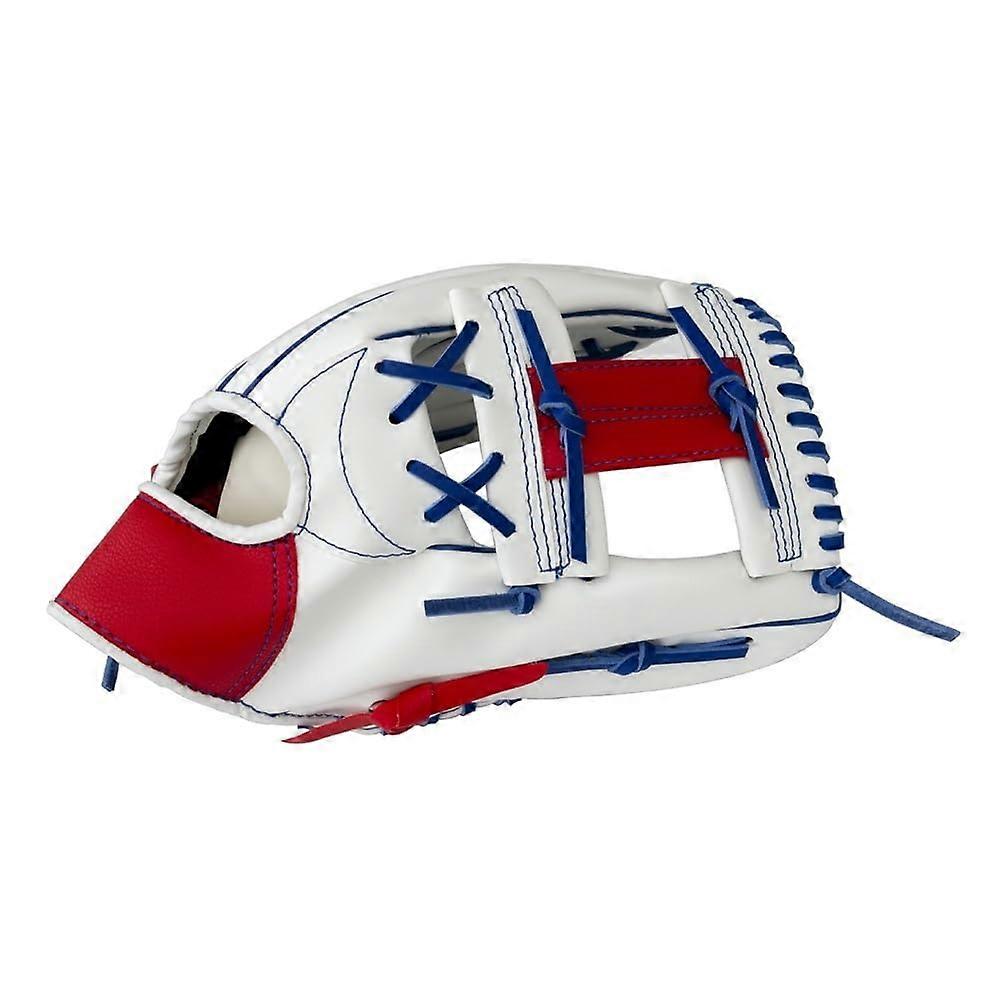 Baseball Softball Gloves, Fast Pitch, Slow Pitch, Improved Grip 12.5inch white