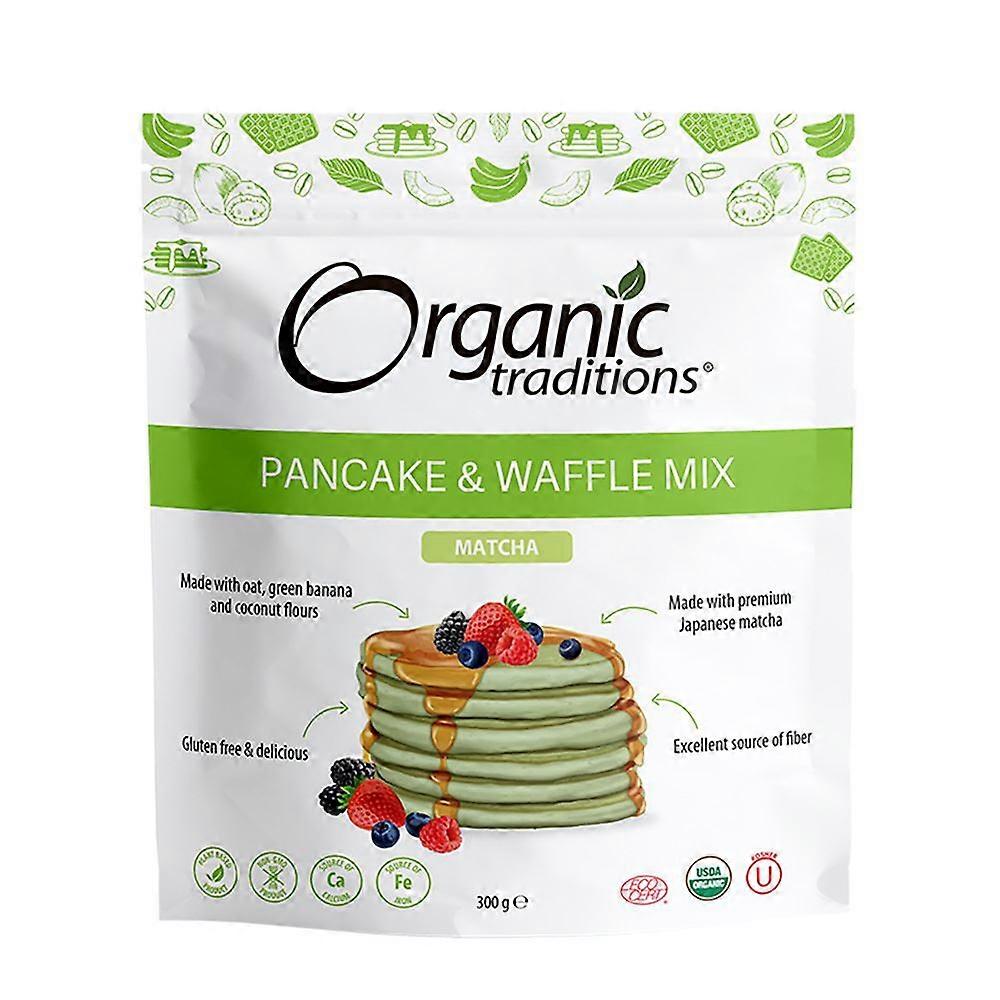Organic Traditions Organic Pancake & Waffle Mix Matcha 300g