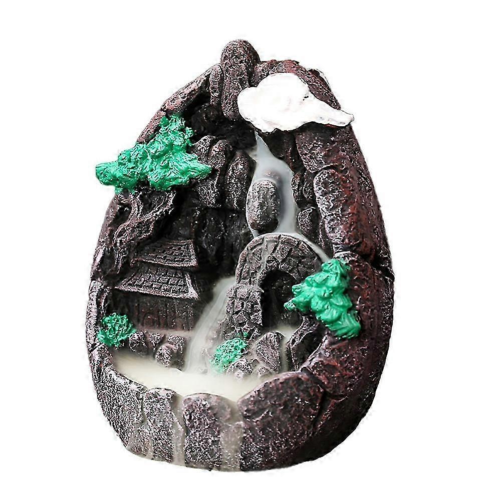 Creativity Reflux Incense Holder Ceramic Backflow Waterfall Smoke Incense Burner Home Decor