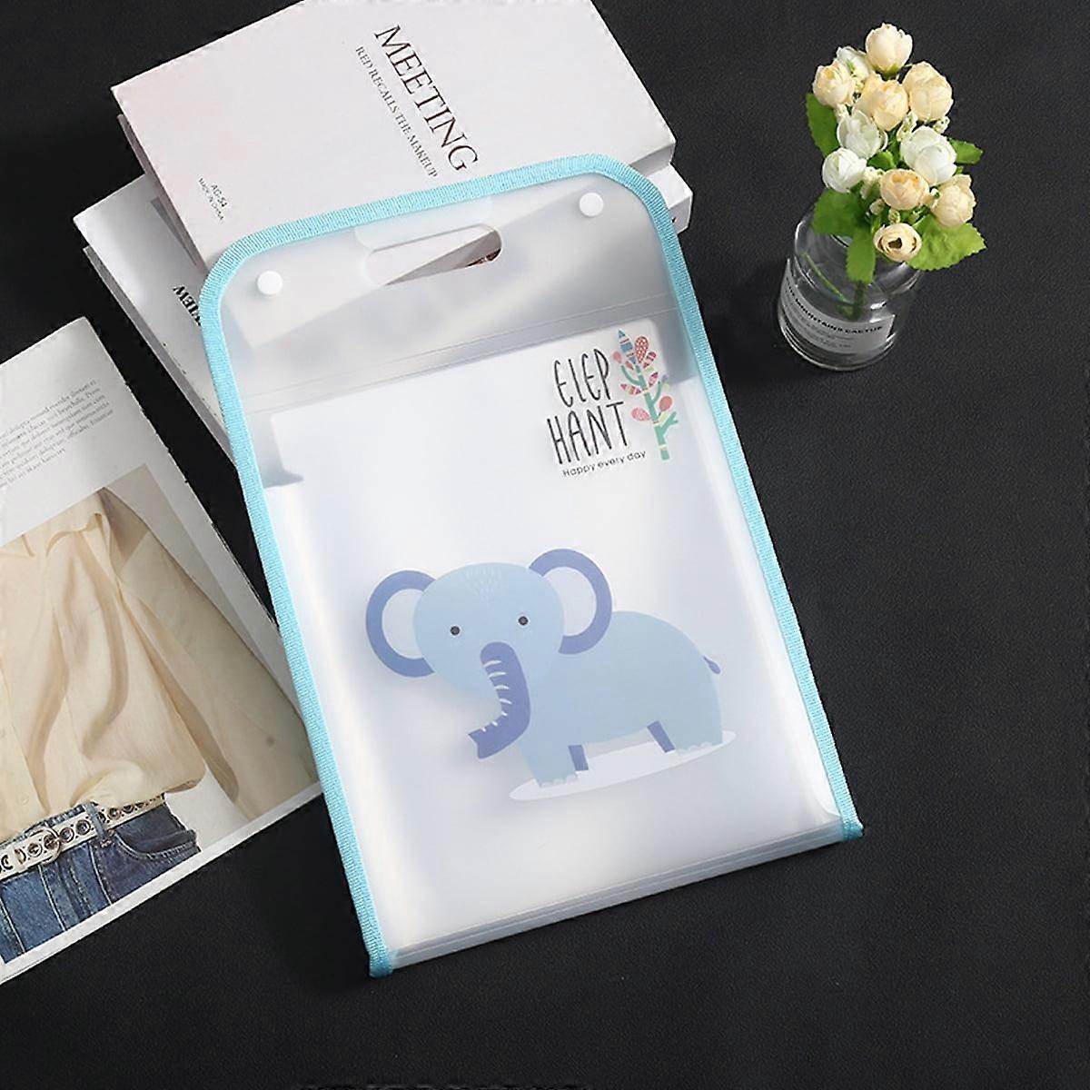 13-Layer Expanding Folder with Paper Storage for Student Data Management Portable A4 File Organizer