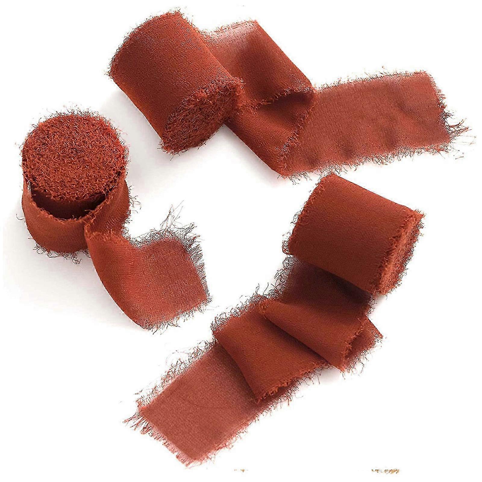 Mixed Color Fringed Silk Ribbon for Wrapping & Decor 2025