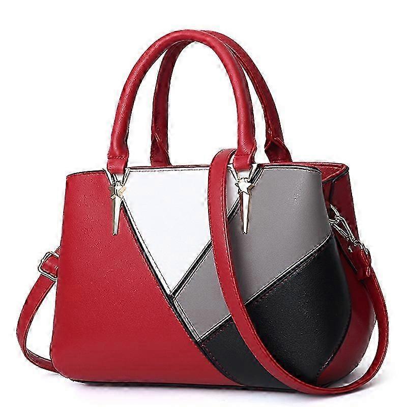 PU Colorblock Ladies Handbag