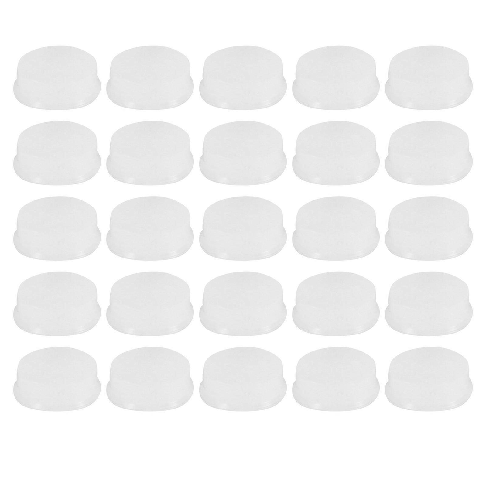 Flute Plugs for Beginners and Enthusiasts 25 Pieces Silicone White Small Size