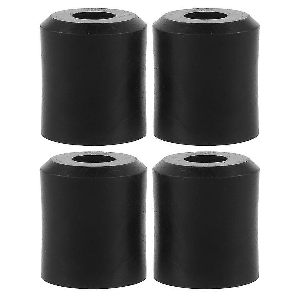 Snowboard Wall Mount Vertical Display Rack For Ski Equipment Sleek Modern Design Black 4Pcs