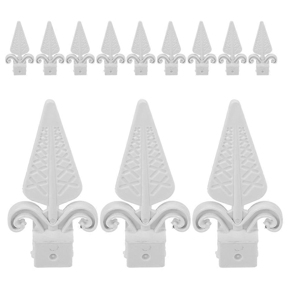 Plastic Gate Finials Yard Decorations for Aesthetic Appeal 20Pcs