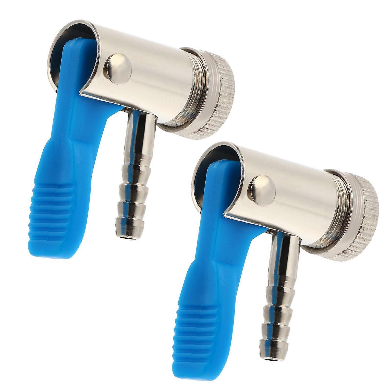 Inflator Connector Tire Air Chuck Clip On Air Chuck Tire Inflation Compatibility 8mm 2Pcs