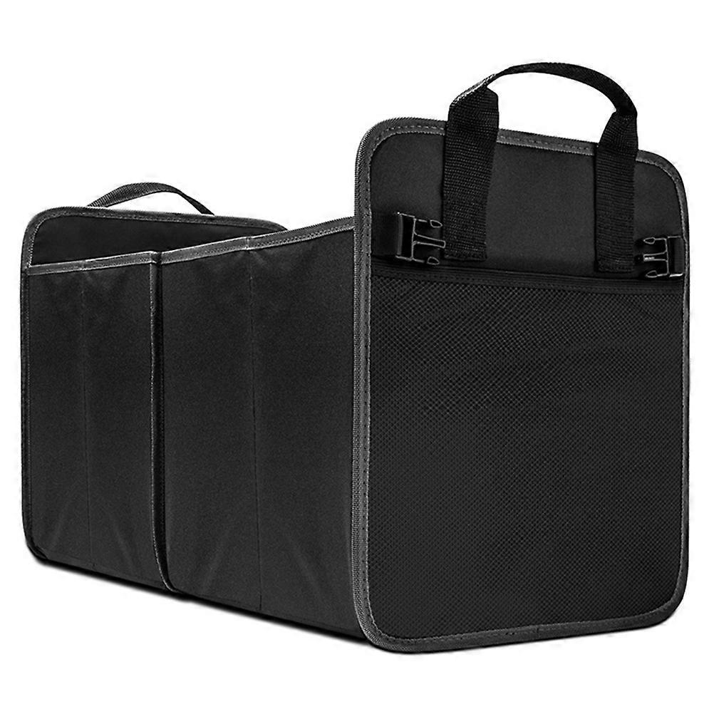 Trunk Organizer Waterproof for Car Essentials Black 58 x 35 x 30cm Rectangular Portable 1Pack