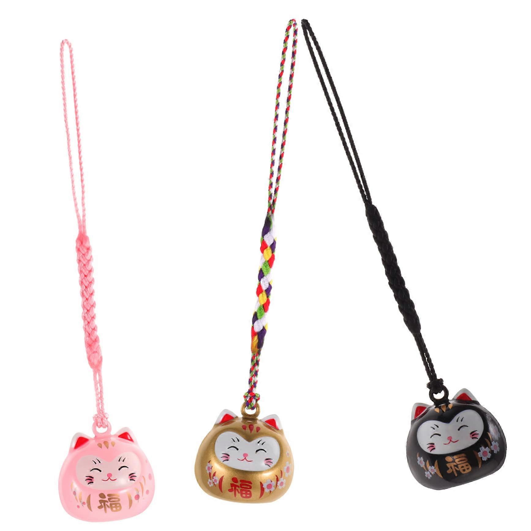 Lanyard Metal Cat Keychain for Phone and Backpack - Cute Cartoon Design, Durable Material, Keychain Accessory