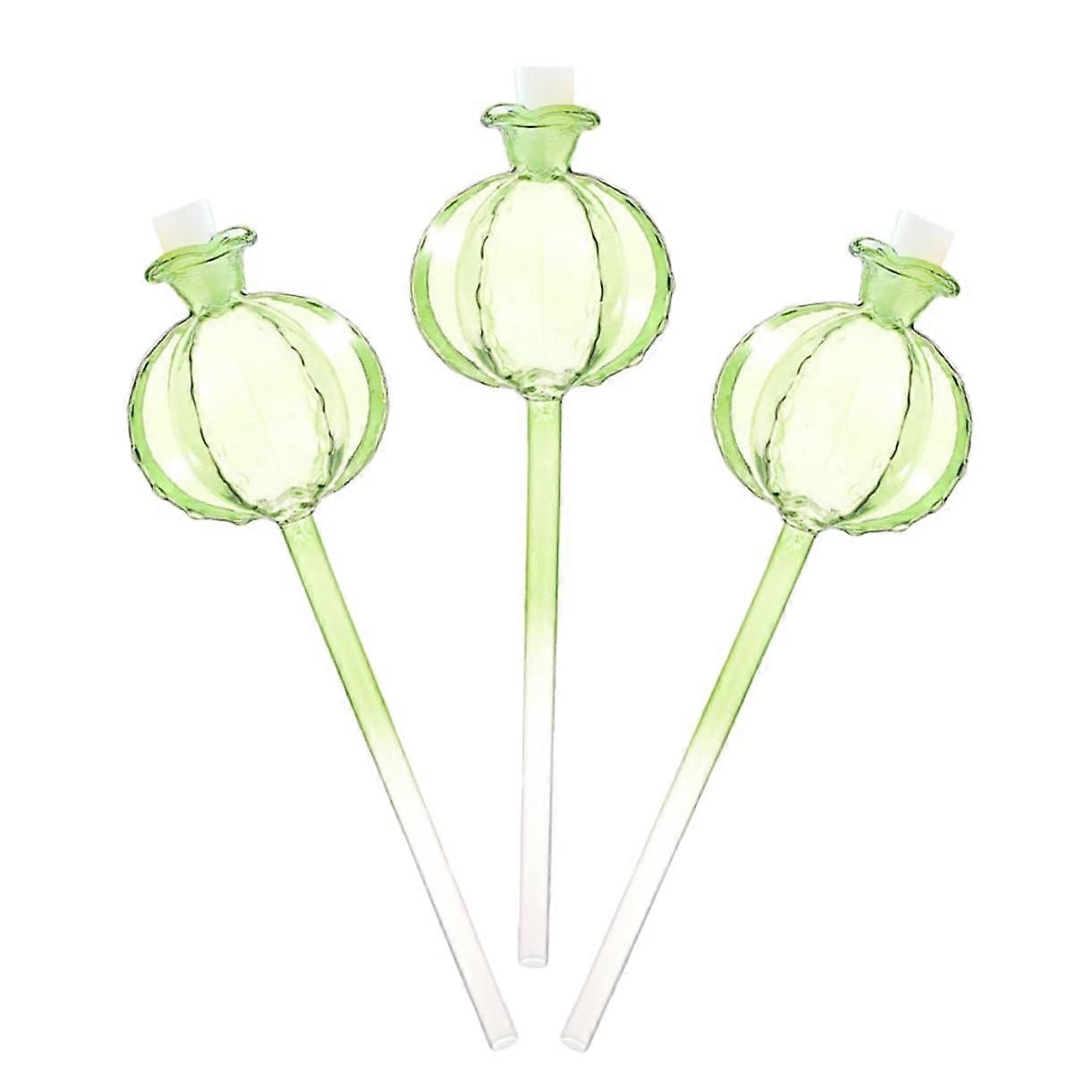 Cactus-Shaped Self-Watering Bulbs Set of 3 - Automatic Irrigation System for Potted Plants and Flowers