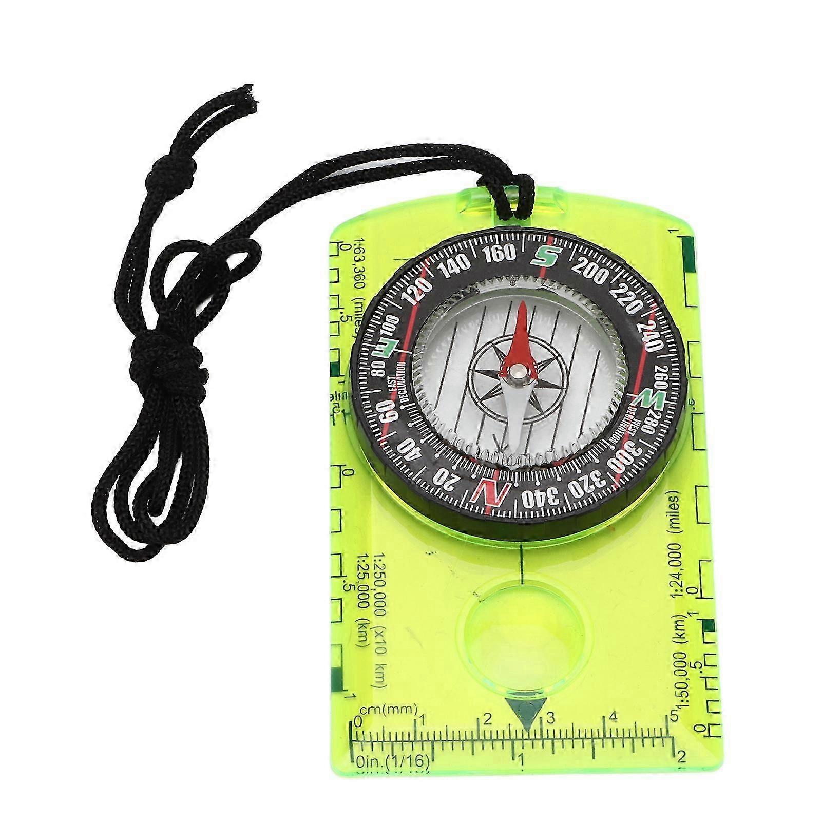 DC361 Map Reading Compass Lightweight Orienteering Compass for Hiking Backpacking