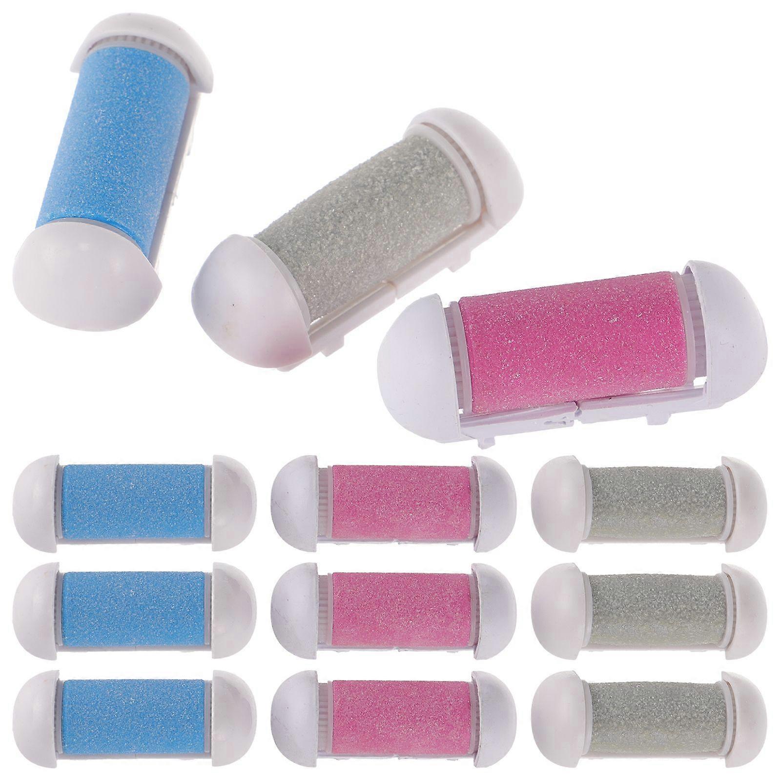 12db lábreszelő utántöltő hengerek cseréje Elektromos lábmosófejek Elektromos lábreszelő alkatrészek