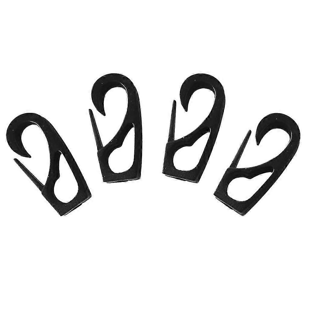 4 Pieces Durable Nylon Bungee Shock Cord Hooks Clips for Kayak Canoe Boat