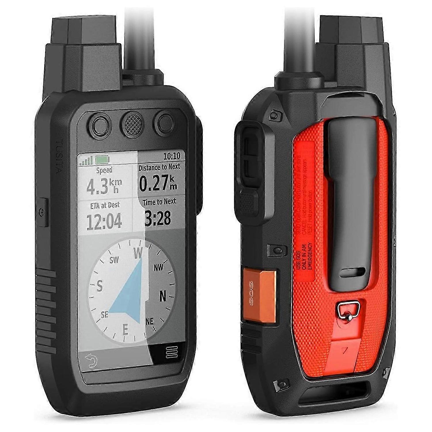 Silicone Protective Case for Garmin Alpha 200i GPS System Accessories Screen Protector