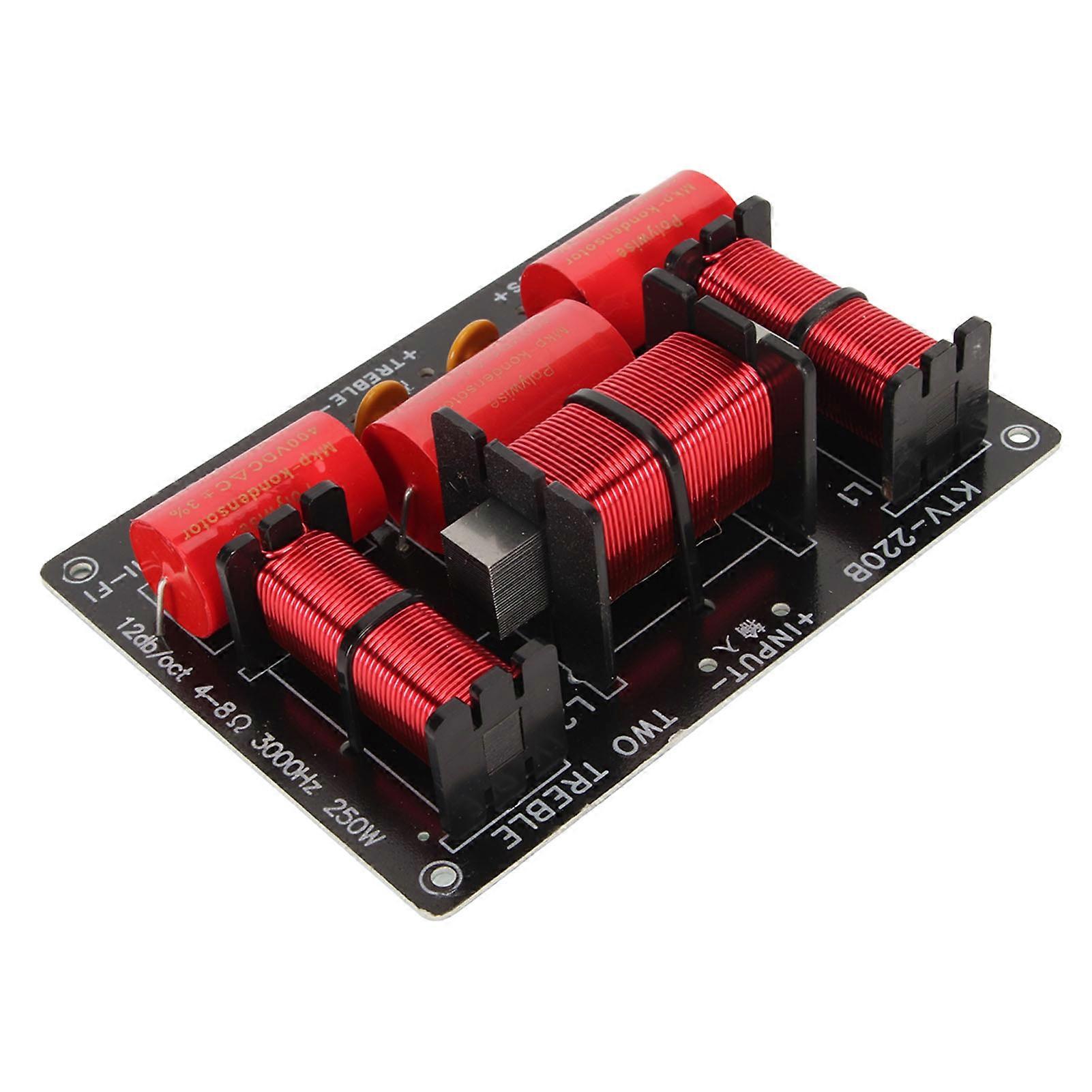 Filtre de croisement 3 voies professionnel PCB, aigus, graves, diviseur de fréquence pour enceintes KTV 250 W
