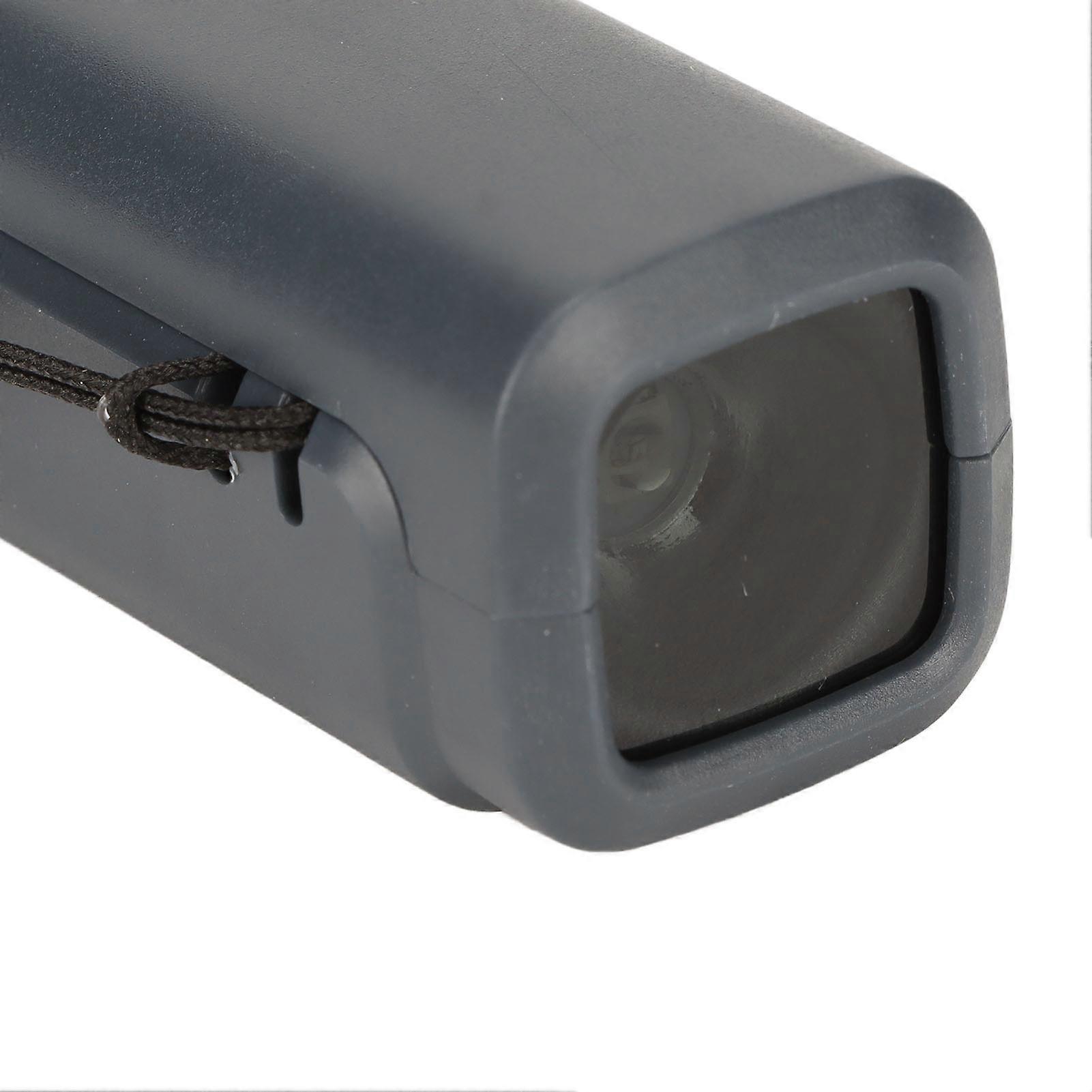 Rechargeable, portable, ultrasonic anti-barking device with purple and gray UV light
