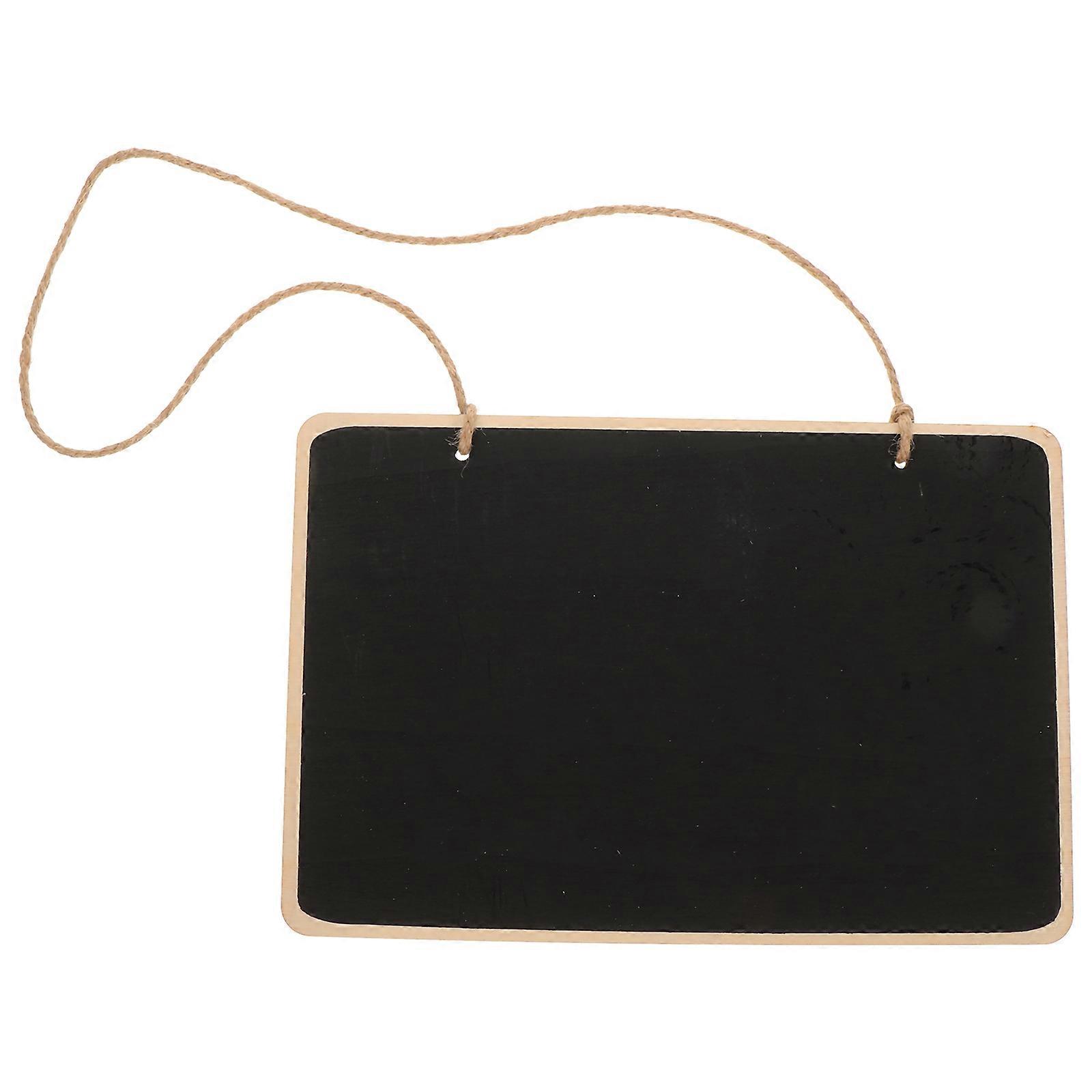 Tableau noir signe en bois mémo noir tableau mural réutilisable ornement décoratif café magasin 1Set