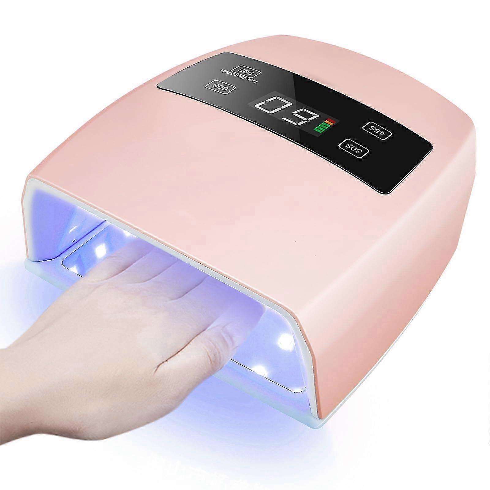 Cordless Professional Nail Lamp for Salon with Rechargeable UV LED Curing