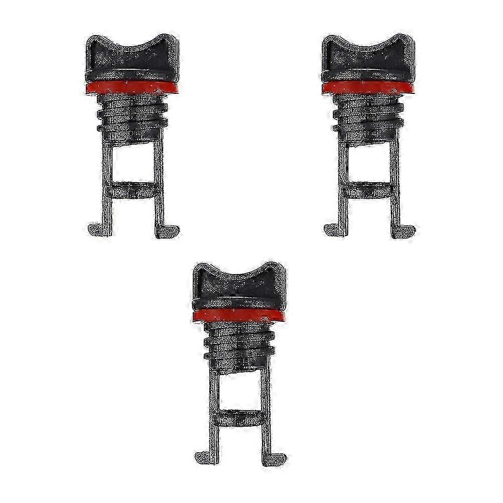 3pcs Kajak Scupper Stopfen Boot Ablassstopfen Kit Gewinde Spund für Kajak Kanu Boot