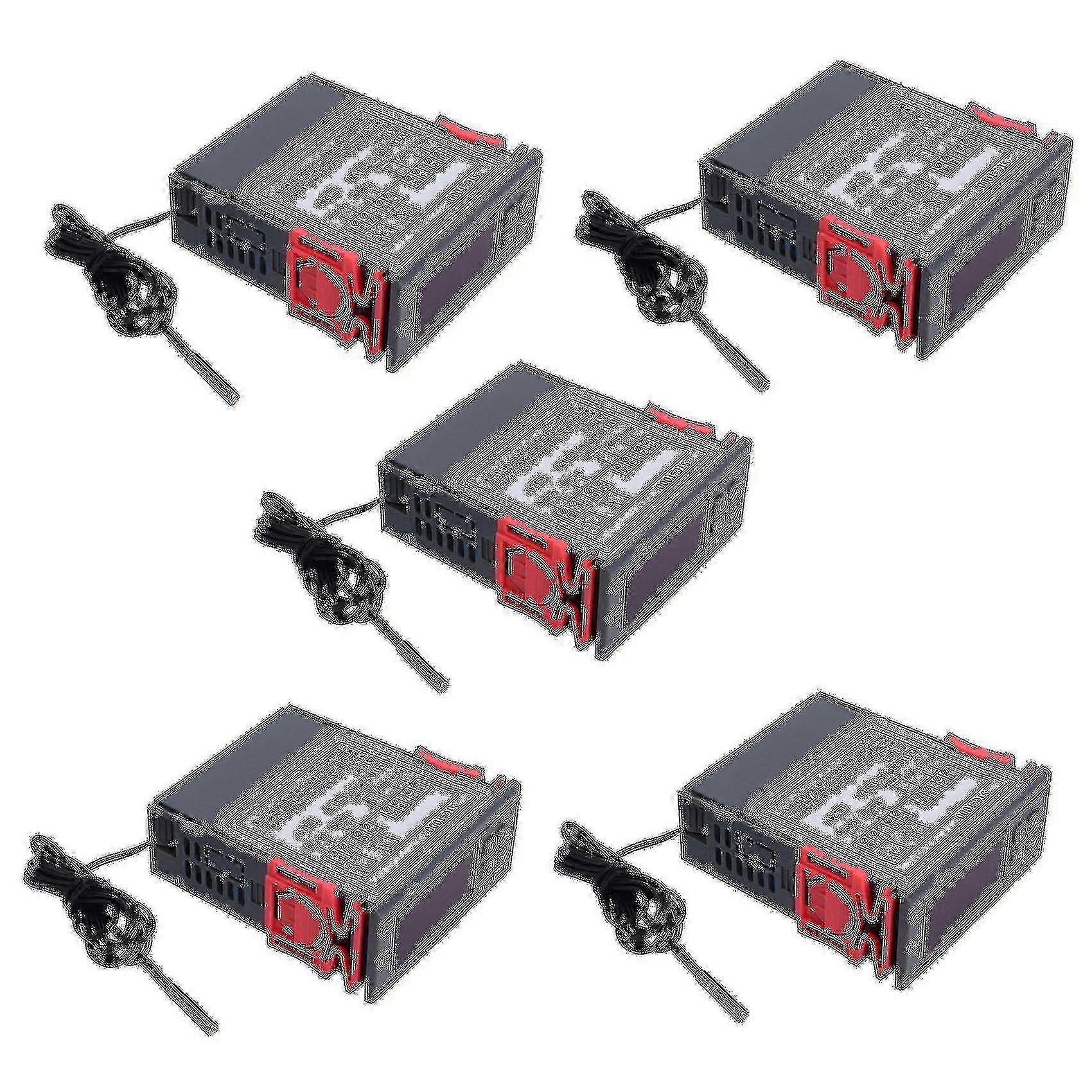 5x 220v Digital Temperature Controller Thermostat With Ntc