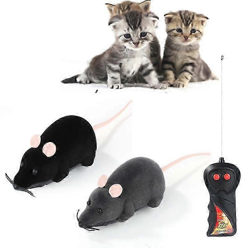 Rat Funny Cat Toy With Remote Control Multicolor Mouse Cute Wireless Controlled Toy Rat Pet Supplies Cat Pet Supplies
