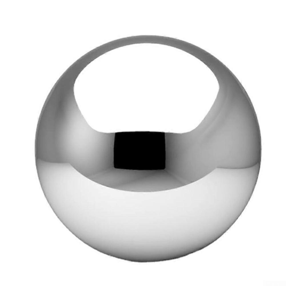 Decorative Balls, Stainless Steel Mirror Ball, Mirror Ball, Hollow Ball, Mirror Polished, Floating Balls for Garden Pond (Pack of 1)