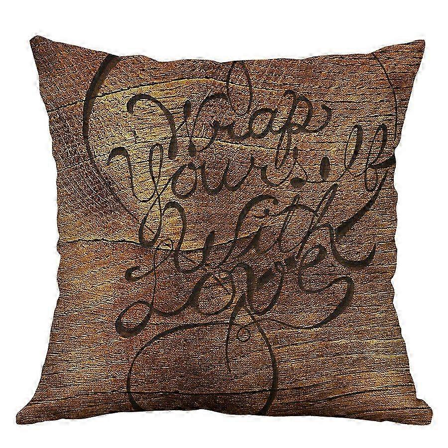 Moda Stampato Federa Lino Cuscino Fodera per Auto Divano Home Decor Design