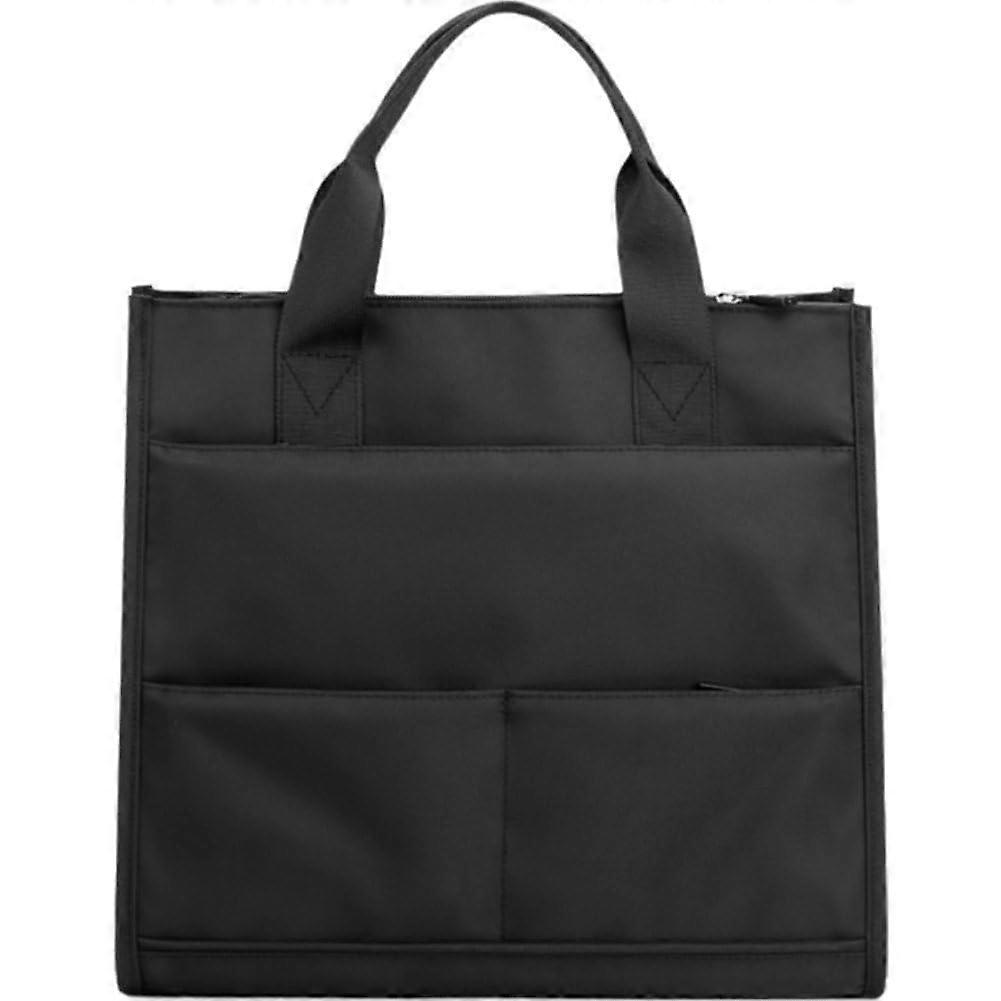 Casual Tote Bag Large Capacity Laptop Tote Shoulder Bag For Business Office Work Multiple Compartments