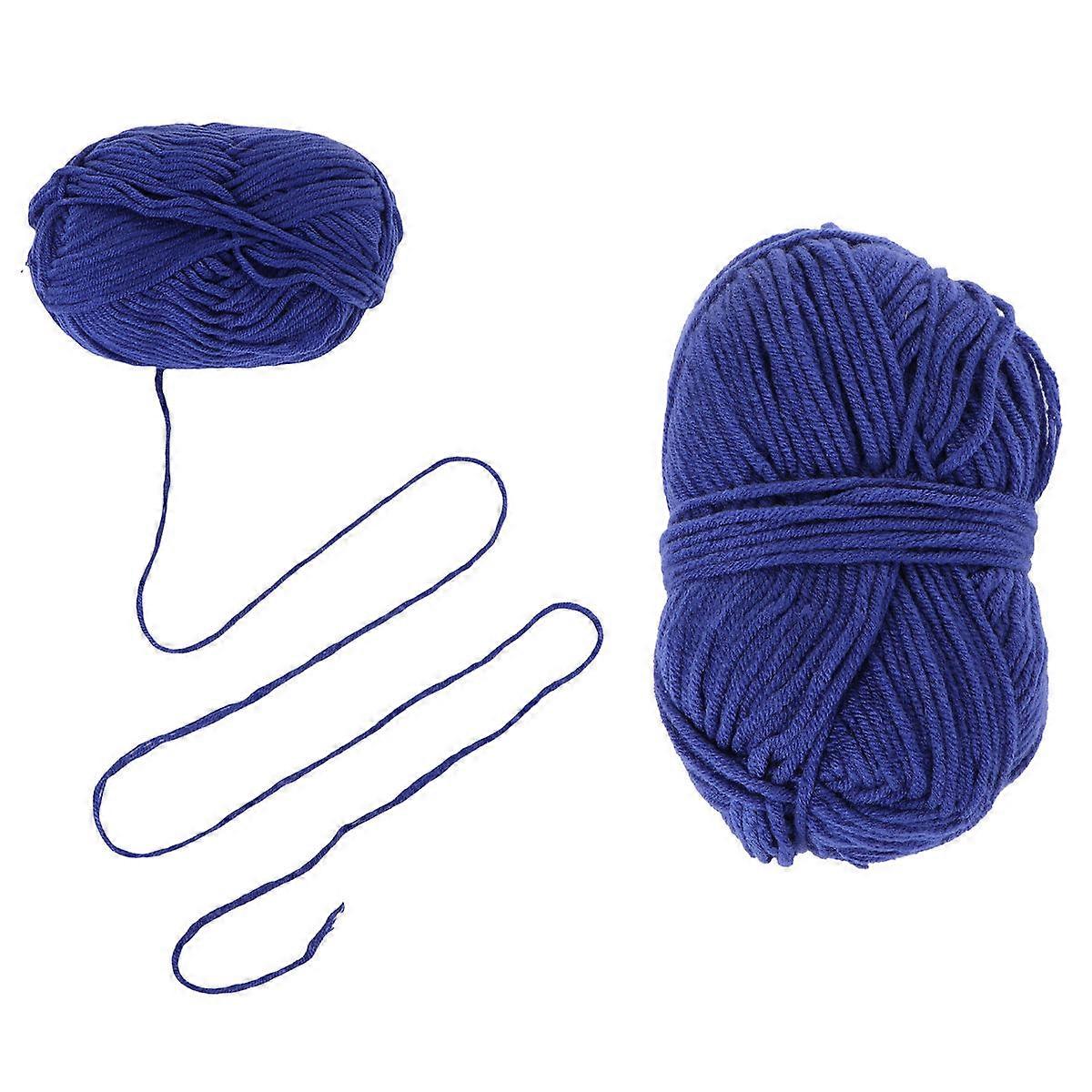 Machine Washable Yarn Durable Milk Cotton Yarn For Hats Scarves Sweaters 1Pcs