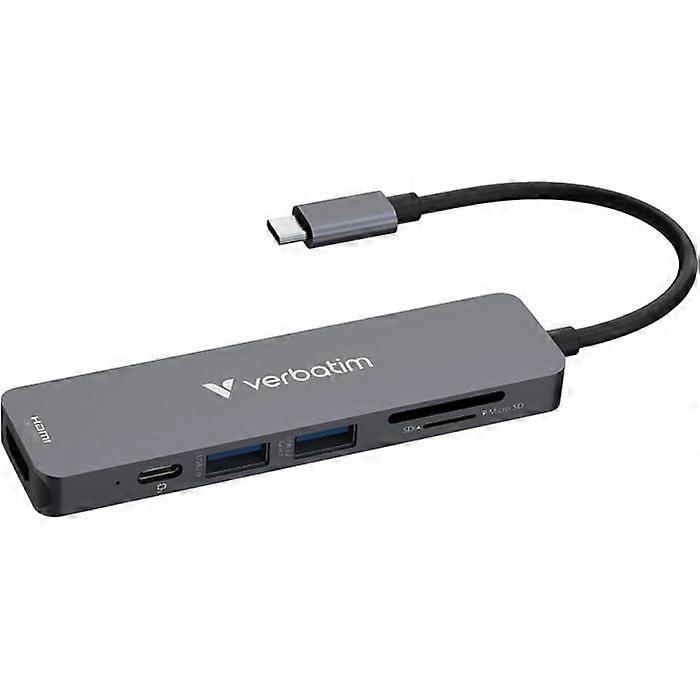 VERBATIM HUB USB-C 6PORT SD MICROSD