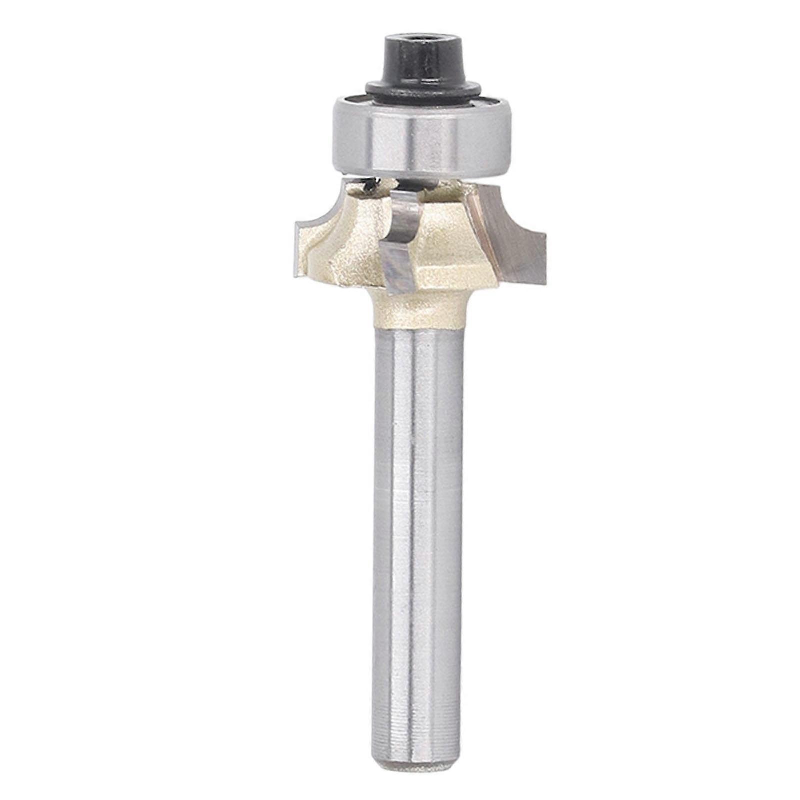 Round Over Router Bit 1/4 Shank R3 4 Flute Sharply Professional Rounding Edge Router Bit for Woodworking