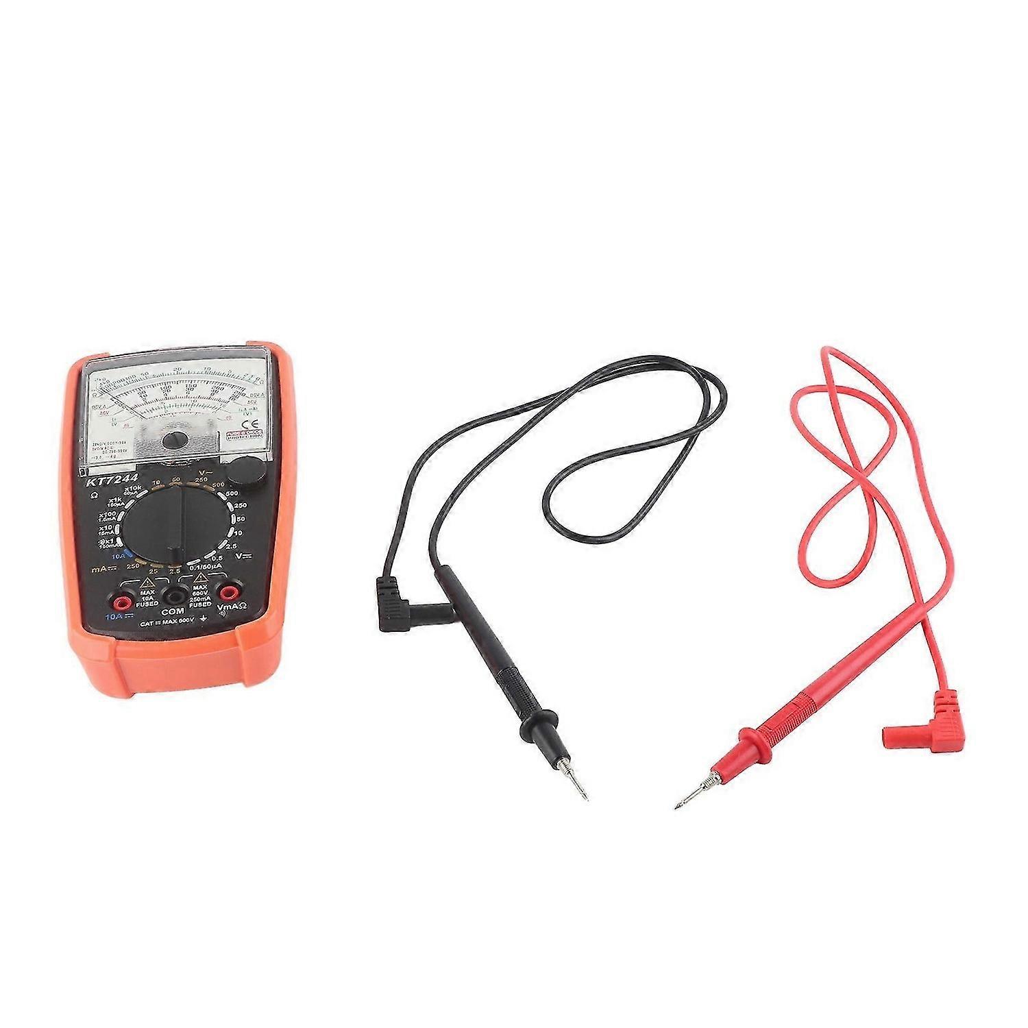 KT7244 Pointer Multimeter High Accuracy Voltage Current Meter with AntiFall Protective Shell