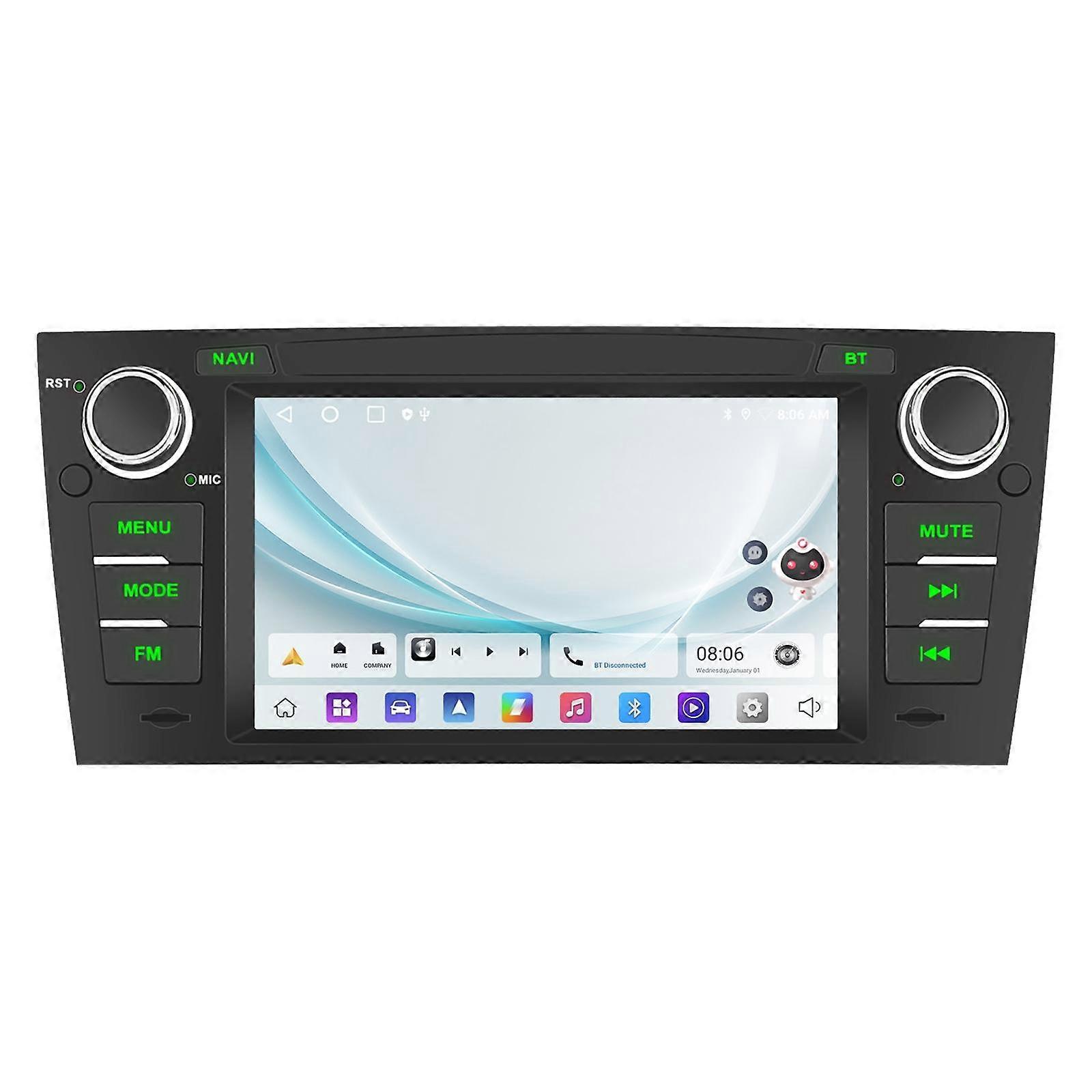 For BMW 3 Series E90 Android 15 7 inch Car CarPlay Car Navigation Reversing Image Integrated Machine