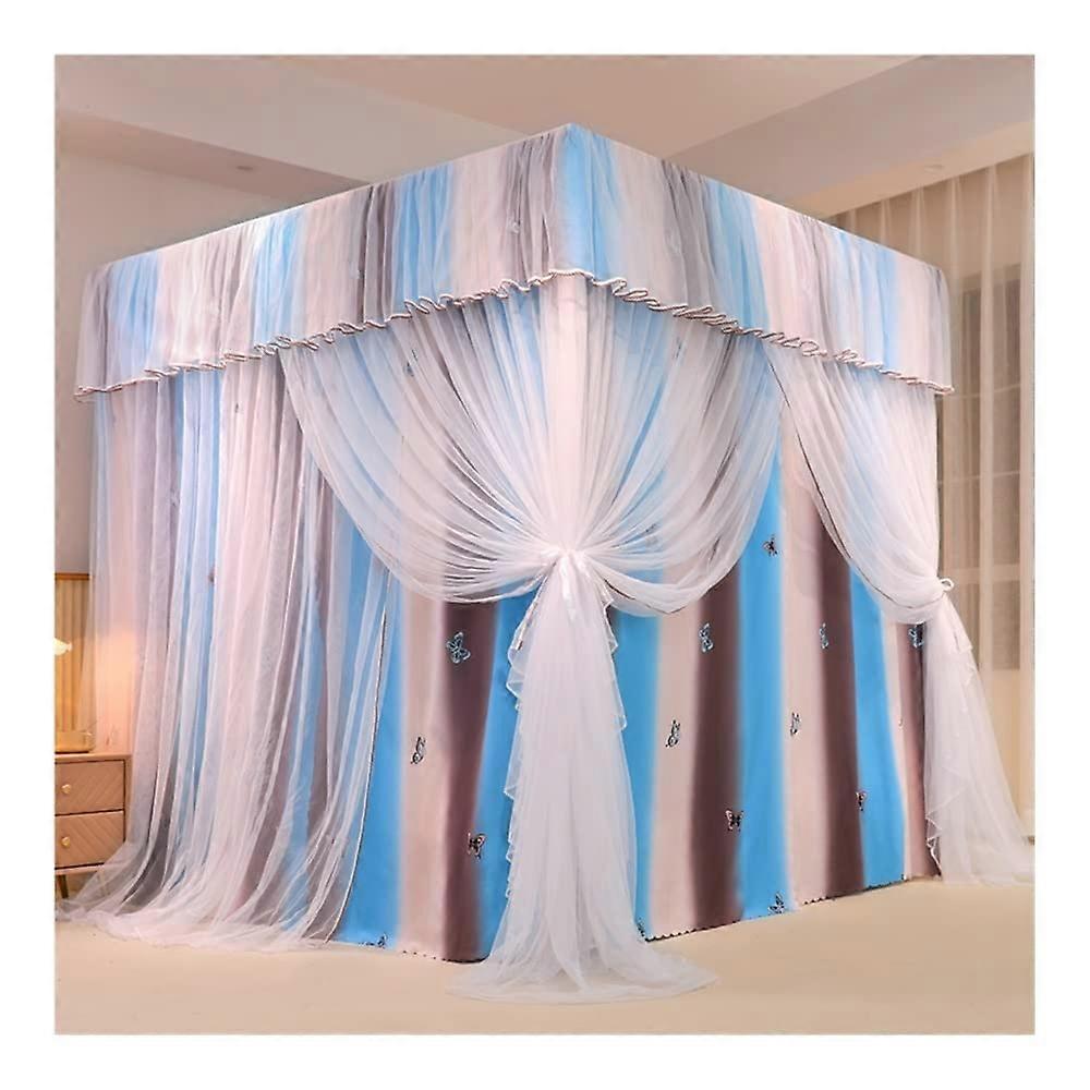 Mosquito Net For 1.8m Bed, Decorative Bedroom Canopy, Personal Space Divider, Kids Room Curtain, Style 5 1.8x2.2x2m