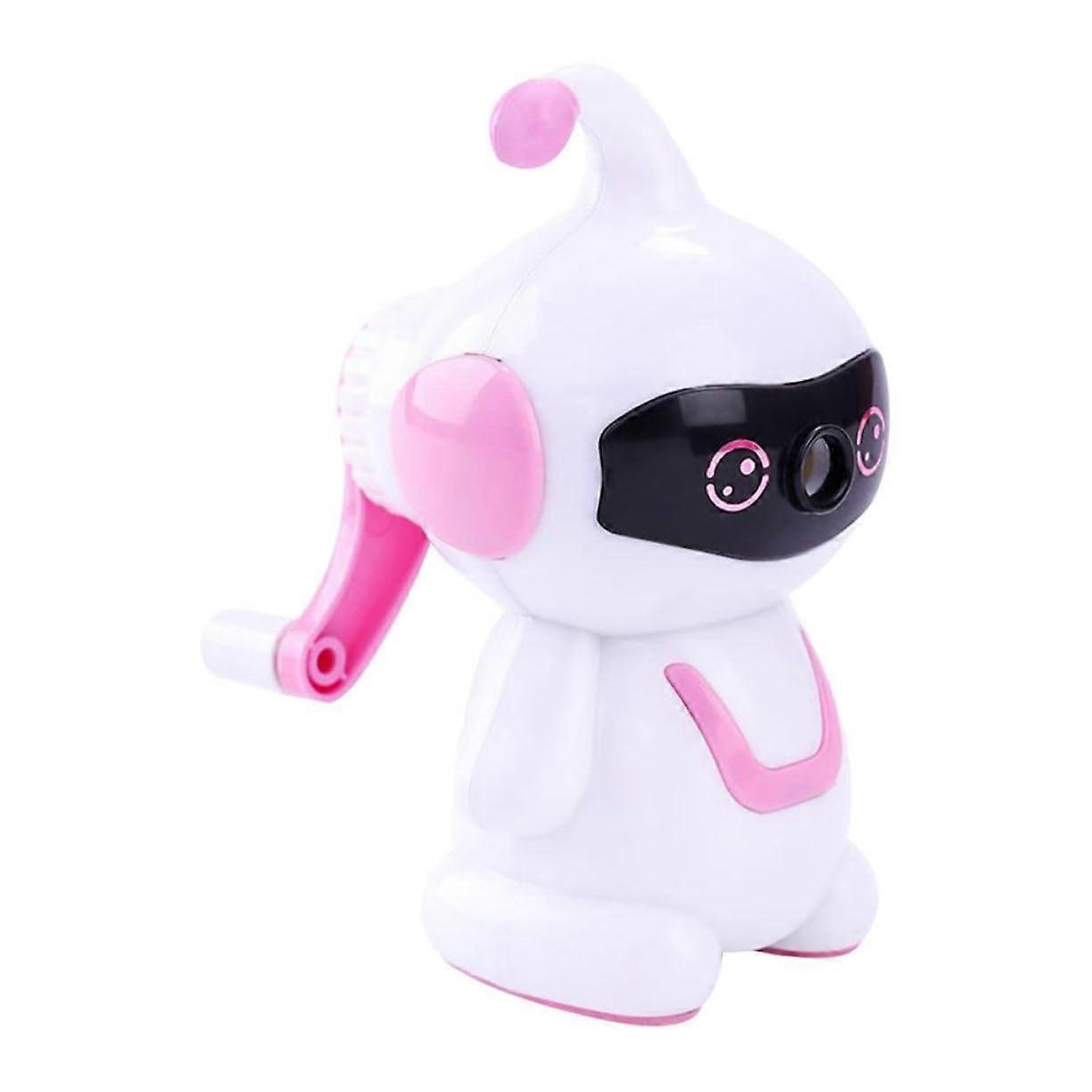 Pencil sharpener, school supplies, studio light, child robot, drawing cartoon