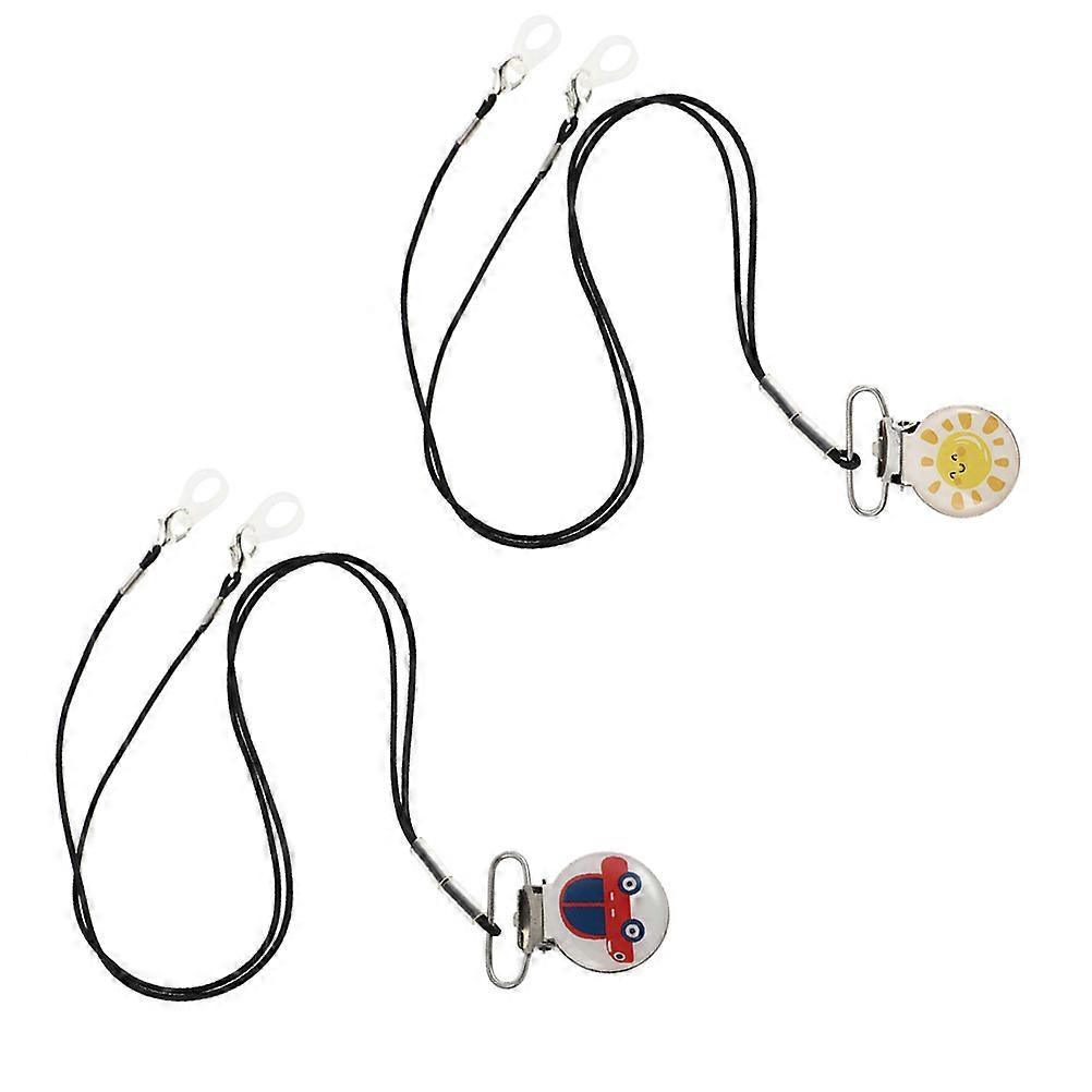 Anti-Lost Portable Hearing-Aid Lanyards Assorted Color Daily Use 2Pcs