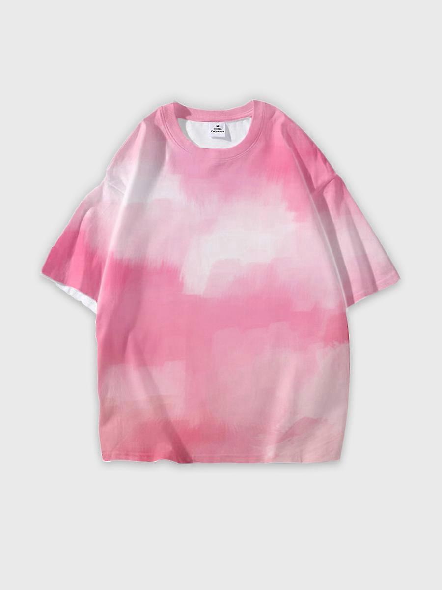 T-shirt round neck Pattern loose short sleeve JW625