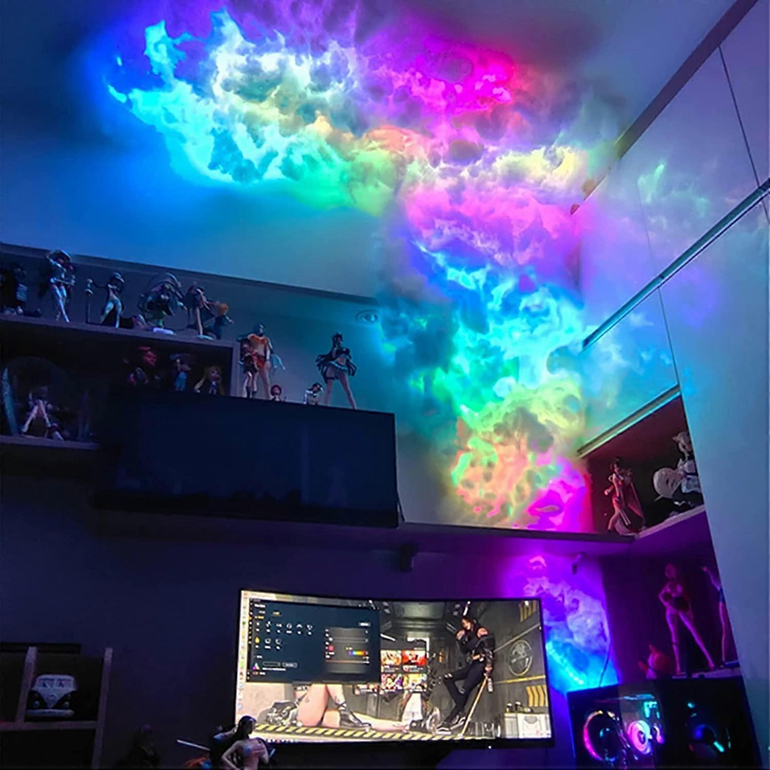 RGB Thunder Cloud Lamp LED Smart Night Lights Gaming Room Atmosphere Light