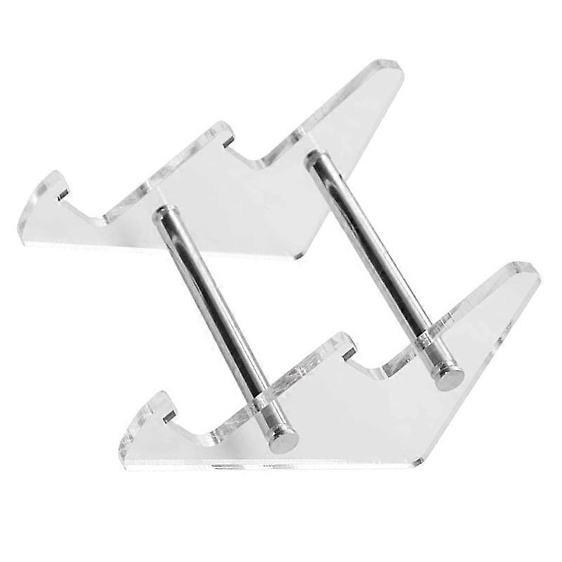 Keyboard Storage Stand Removable Clear Acrylic Heightening Tilt Mechanical Keyboard Display Stand for Home 2 Layer 