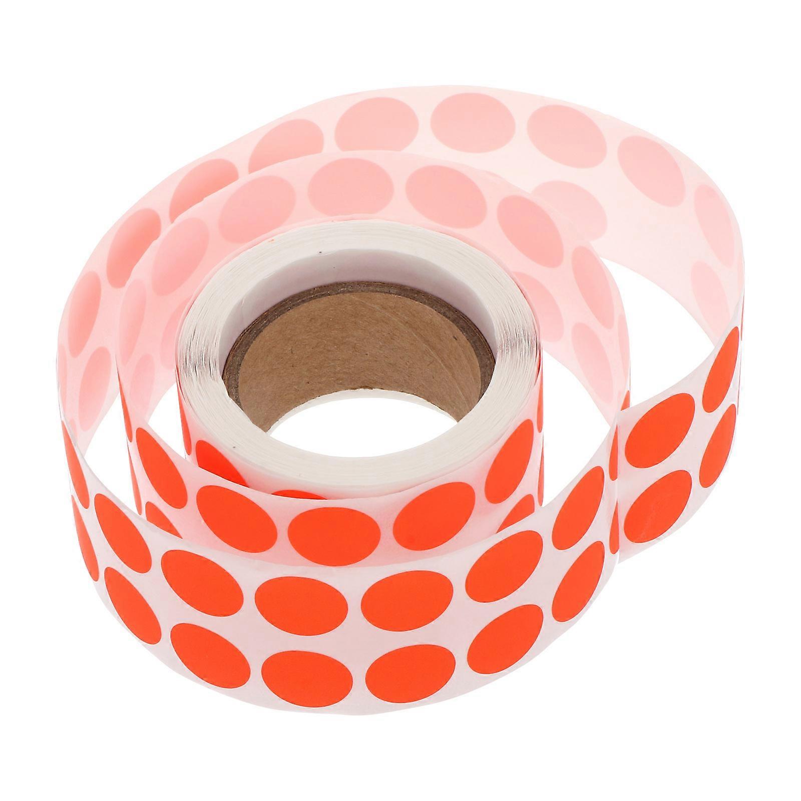 Small Dot Stickers Fluorescent Dot Stickers Self-Adhesive Round Home Decoration .4X1.4X0.1CM 1000Set