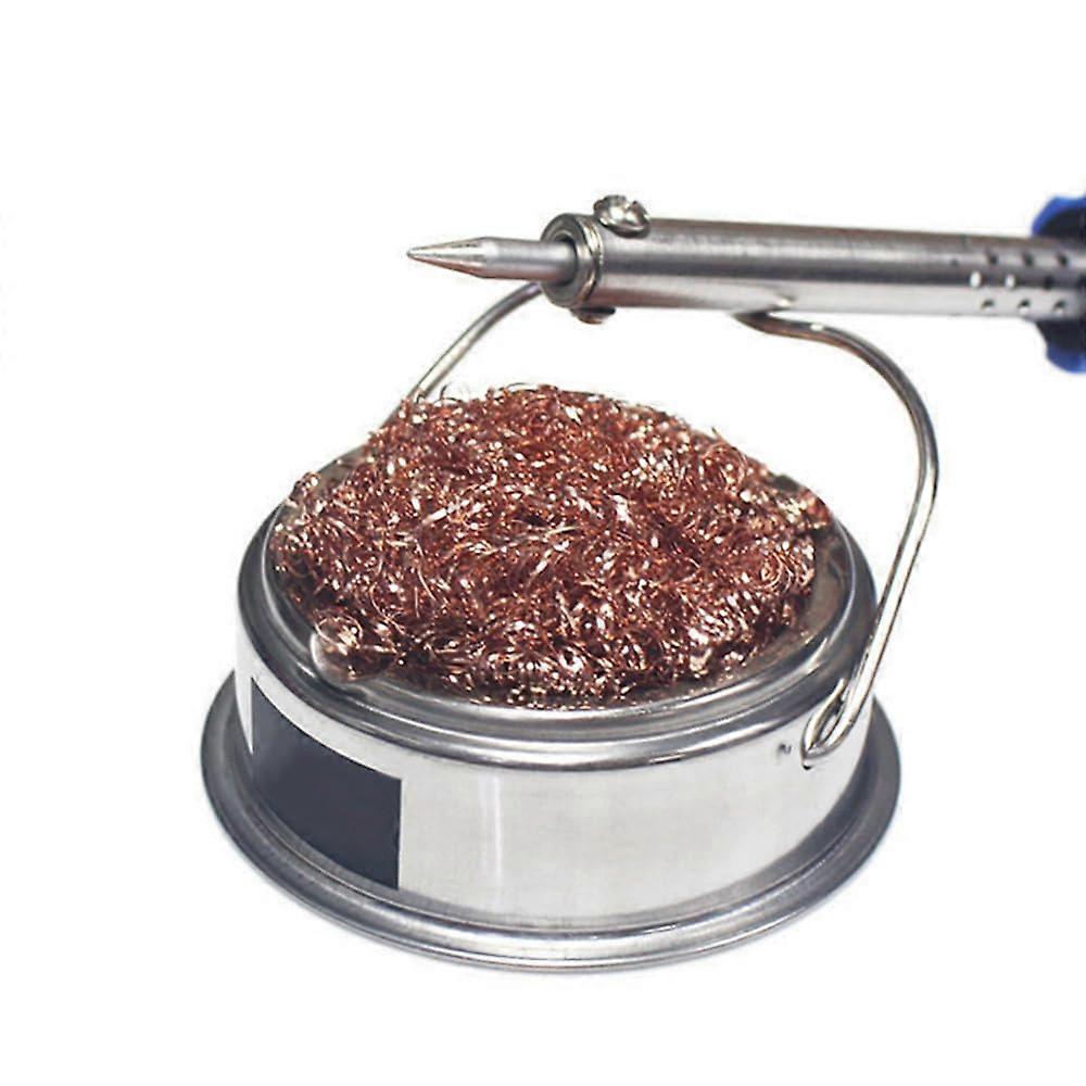 Soldering Tip Cleaner with Holder  Brass Tip Cleaner Kit, Soldering Iron Tip Cleaner for Cleaning Soldering Irons and Tips