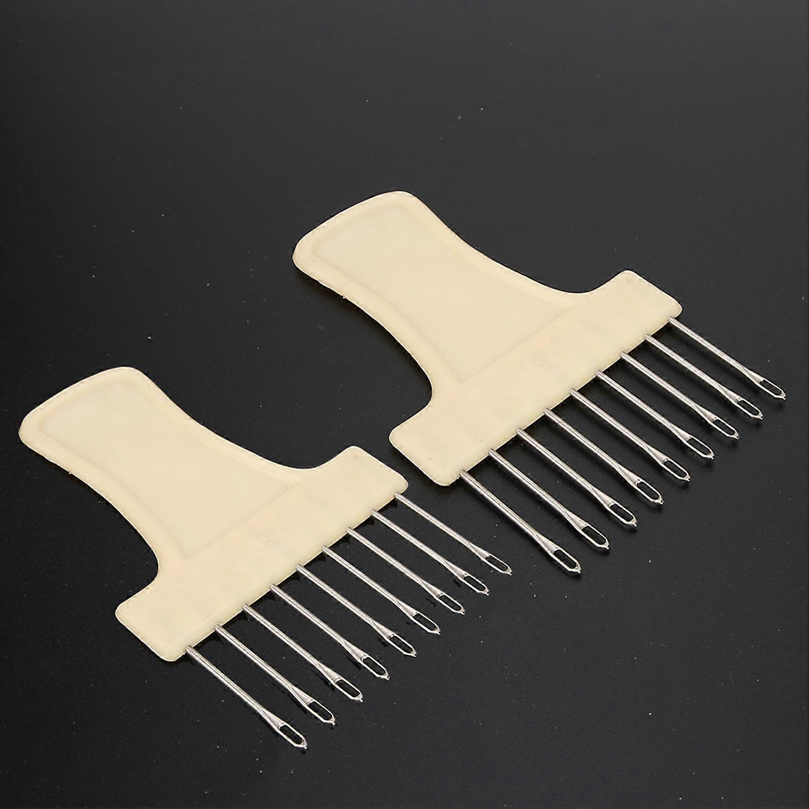 2Pcs Knitting Machine Transfer Comb 9 Needles for KH260 KH230 KH270 SK151 SK155