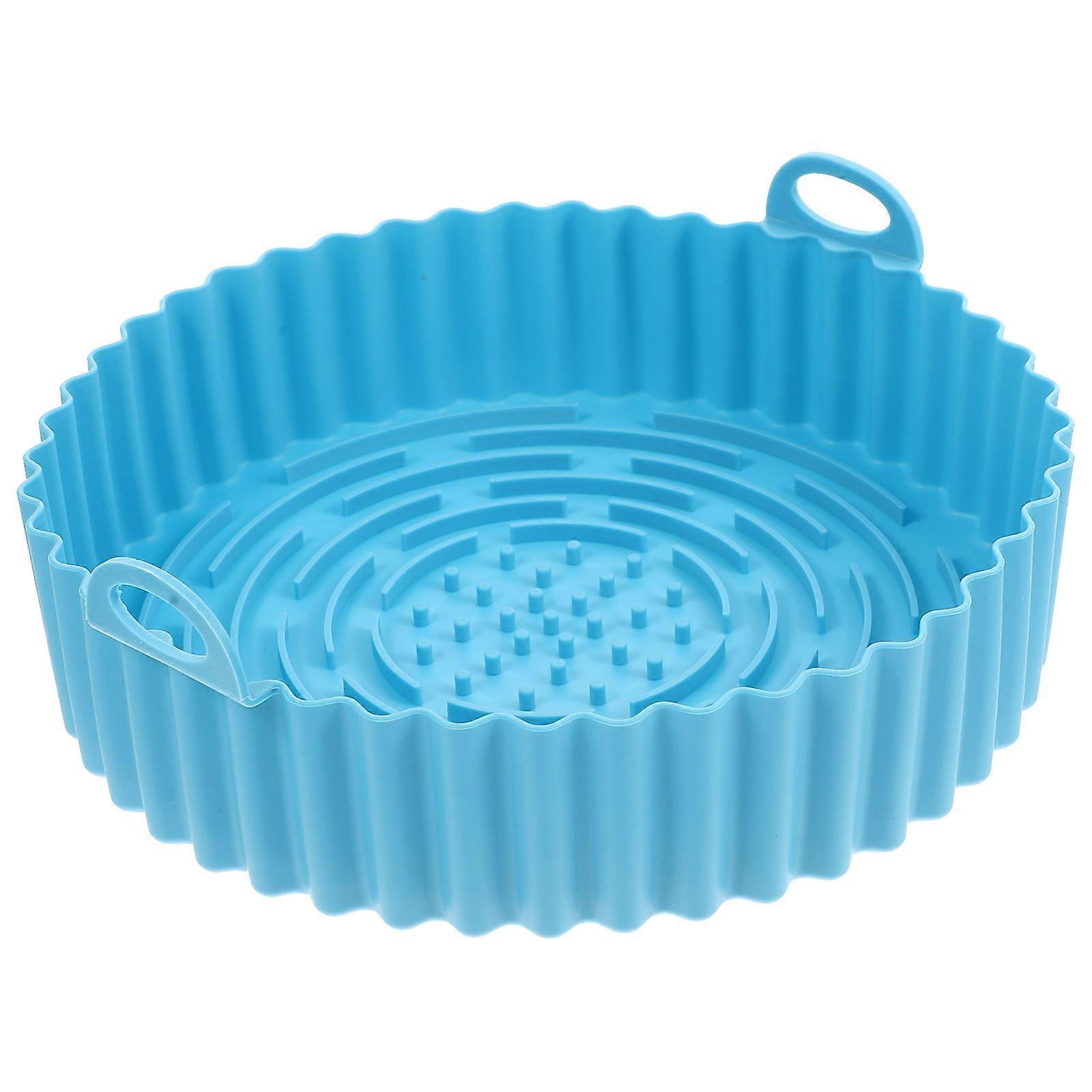 Silicone Air Fryer Basket Liners Anti-Sticking Accessory For Baking 7.86X7.86X1.97in Easy Cleaning 1Pcs